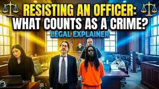 Resisting an Officer: What Counts as a Crime?#ResistingAnOfficer #LegalInsight #PublicDuties    