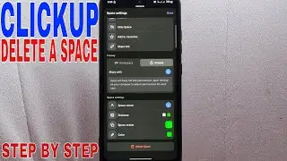 ✅  How To Delete A Space On ClickUp 🔴