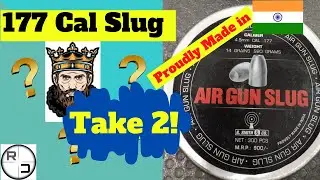 Gsmith Slug - 177 Cal - 14 Grains - Precihole PX100 PCP - Pellet Test