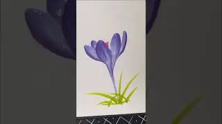 Autumn Crocus ✨ #drawing #artwork #flowersdrawing #flower