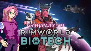 Jogando com Sanguophage - RIMWORLD BIOTECH Gameplay #01 PT BR