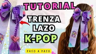 Cómo hacer una trenza para tus Lazos o Moños de las Guerreras de KPop| Fácil y Económico DIY