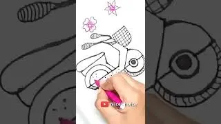 Draw a Cartoon Scooter in your sleep with this easy tutorial in 10 seconds with cheaper sketches