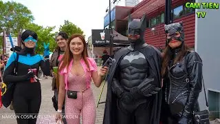 BẤT NGỜ GẶP CẢ GIA Đ&Igrave;NH BATMAN NGO&Agrave;I ĐƠI - N&Auml;RCON COSPLAYFESTIVAL LINK&Ouml;PING