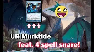 modern UR Murktide with 4 spell snare!