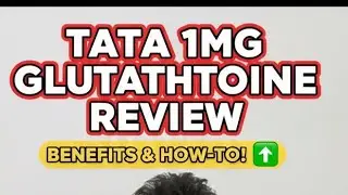 Tata 1mg Glutathione Review | Skin Whitening, Glow, Dosage & Side Effects | Honest Hindi Review