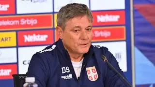 Konferencija za medije: Selektor Dragan Stojković pred Albaniju i Andoru (SC FSS, 6. 10. 2025)