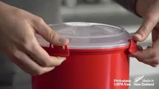 Sistema Microwave Collection Rice Cooker, 87.2 oz./2.6 L, Red Reviews