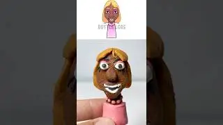 I made Sprunki OC Barbie Tenge Tenge #sprunki #clay #incredibox #incrediboxsprunki @Bottle_Lore