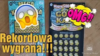 #909 Zdrapka odczarowana i to jak 🤩 Taka wygrana zdarza się bardzo rzadko 😱😲🤑