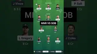 MNR vs SOB Dream11 Prediction, Manchester Originals  vs Southern Brave  Dream11 Team