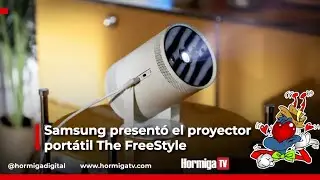 Samsung present&oacute; el proyector port&aacute;til The FreeStyle | CES 2022 | Hormiga tv