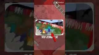 100 Zombies vs Me 😱 | Minecraft 100 Subscriber Special #minecraft #shorts #youtubeshorts