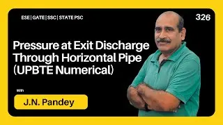 Pressure at Exit Discharge Through Horizontal Pipe (UPBTE Numerical) | Lecture 326