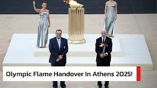 FULL CEREMONY: Olympic Flame Handover Ceremony in Athens | 2026 Milano-Cortina Winter Olympics |AD1Z