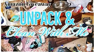 Clean & Unpack With Me | ASMR Cleaning Motivation | Back To School Amazon Giveaway