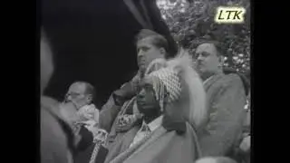 Le Mwami Mutara III Rudahigwa en visite en Belgique 1949