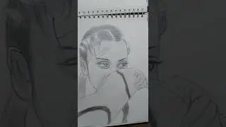 Girls face sketch #drawing #trending #girlface #girl