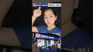 HDFC Bank Recruitment | Hiring 2025 | जॉब भर्ती 2025 |Salary 45,000/-| एसे करे Apply | #shorts
