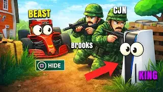 HIDING as a CAR and a PS5 Confused Them on NEW Peekaboo Map 😂
