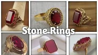 Beautiful Designs Of Stone Rings Part 2 I Sharifa Fashion