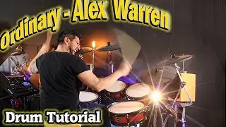 Alex Warren - Ordinary - Drum Tutorial Lesson