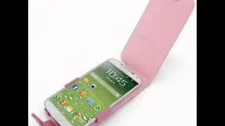 PDair Leather Case for Samsung Galaxy S4 SIV LTE GT-i9500 - Flip Type (Petal Pink)