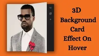 3D Flip Background Card Effect On Hover Using Only HTML & CSS