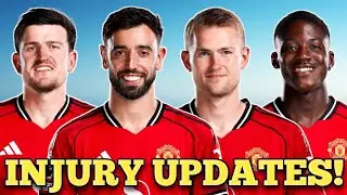 Manchester United Injury Updates with Potential Return Dates | BRUNO FERNANDES | MAINOO | DE LIGT