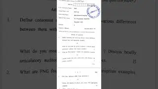 Du sol ba program 1st semester English discipline subject question paper