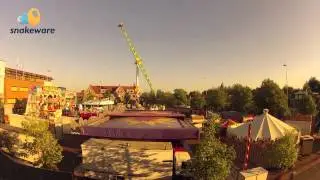 Opbouw Sneekweek Kermis 2013 Timelapse