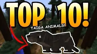 10 лучших таёжных животных Minecraft! Скоро обновление &laquo;Биом Майнкон&raquo;! MCPE, PS4, Xbox и Switch