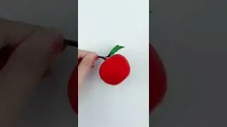 Making Apple fruit in balloon 🍎🍒🍏!! Decoration ideas #handmade #shorts #satisfying #apple #diy