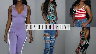 SUMMER FASHION NOVA LIT 🔥 TRY ON HAUL 2017  | Pitts Twins