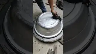 Use the aluminum pot mold to teach you how to make a large aluminum pot in seconds.#aluminumpots