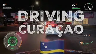 🇨🇼 4K Driving Curacao at Night | From El Gaucho Steakhouse to the Strand