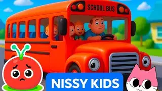 Колеса автобуса | Музыкальная поездка на автобусе | Детские стишки