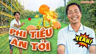 Thử Thách Ném Phi Tiêu Bể Bóng Và Cái Kết Ăn Tỏi Cười Bể Bụng | Phước Lầy