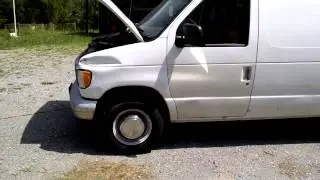 Lot 192 - 1995 Ford E250 Econoline Work Van starting up and driving