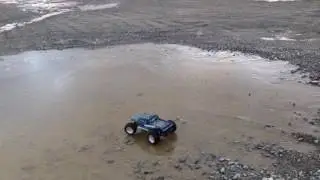 RC - ECX Ruckus 1/10 2WD Monster Truck - Ice & Frozen Dirt (Waverly St., Yarmouth, N.S., Canada)