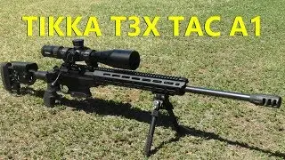 TIKKA TX3 TAC A1  6.5cm look over and some 1100 yard shots