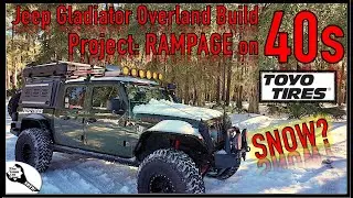 Winter Drive with Toyo Open Country M/Ts.  Still the Best tires for my Jeep Gladiator Overland Build