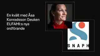 En kväll med Åsa Konradsson Geuken EUFAMI:s nya ordförande