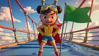 Fortnite Little Hero Built a Sky Bridge Behind the Mountain | Kids Songs & Nursery Rhymes