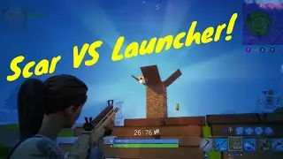 Fortnite Battle Royal - Legendary Scar VS Rocket Launcher! (VICTORY - GAMEPLAY) - (PS4)