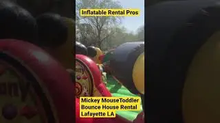 Mickey Mouse Toddler Bounce House Rental | Lafayette LA | Inflatable Rental Pros #bouncehouses