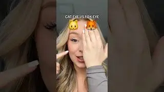 Cat eye or fox eye? Which do you prefer? #cateye #foxeye #wispylashes #diylashextensions