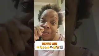 🗣CHICAGO BEARS WIN!!! BEAR DOWN BABY🐻⬇️ #age54 #chicagobearswin #footballseason #letsgo