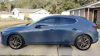 2019 Mazda 3 hatchback with bronze Niche Dfs m222 Wheels