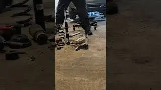 Audi A4 shock and spring replacement no spring compressor required